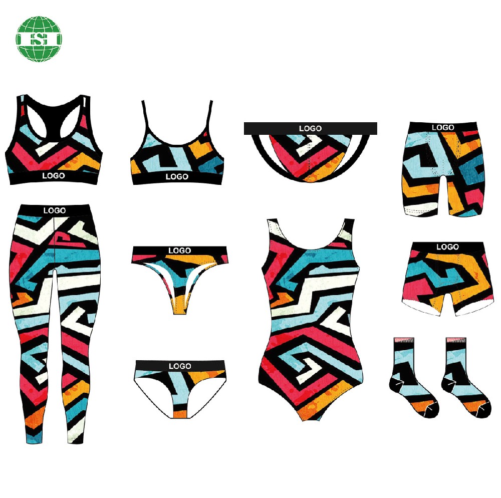 Graffiti design mock up men women kids underwear