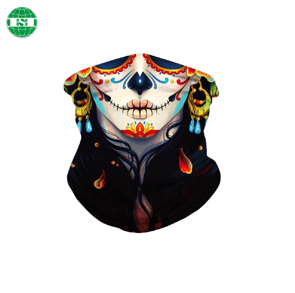 Skull print bandanas for men and women