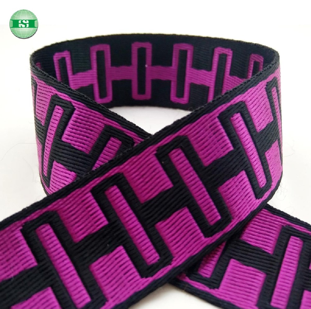 Purple locked design webbing