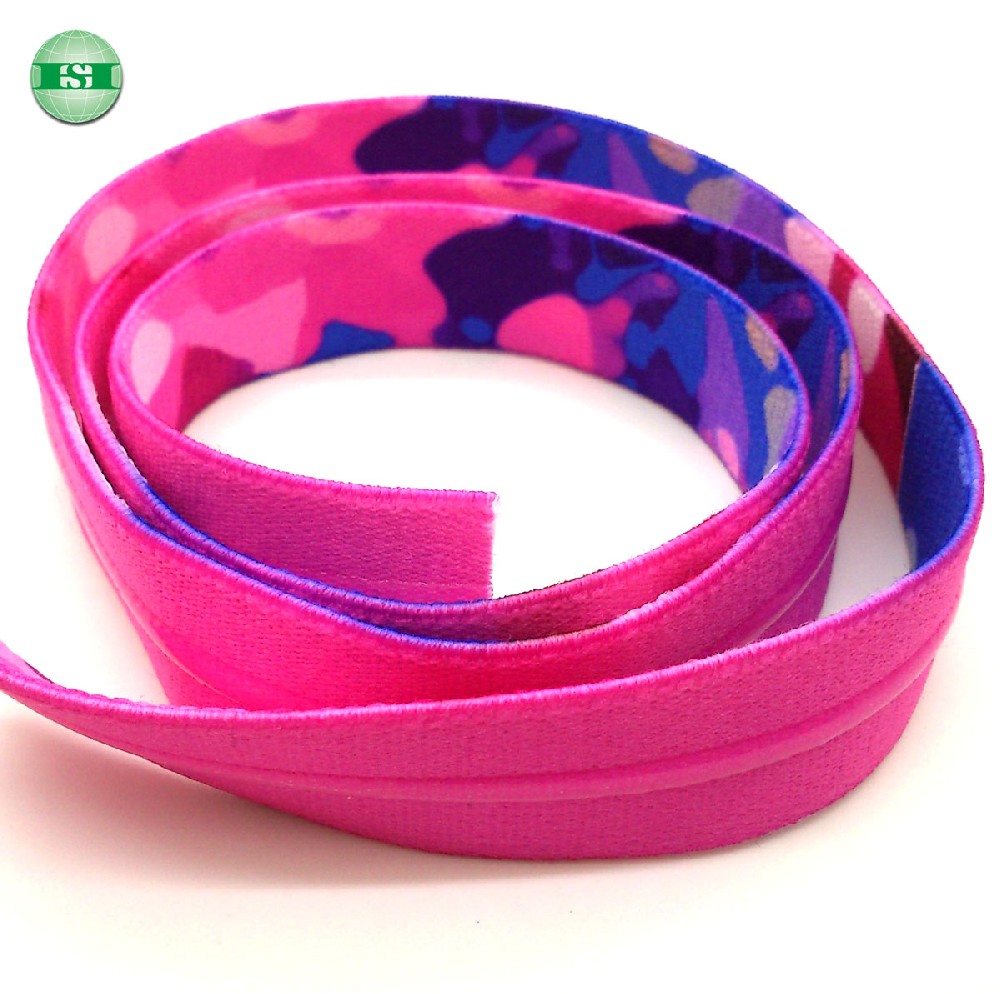 Stripe print anti-slip silicone on elastic band