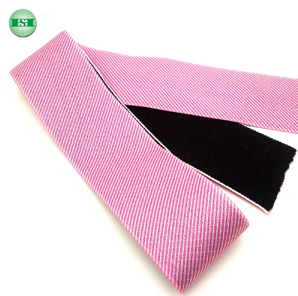 Black plush back elastic waistband sublimation for clothing