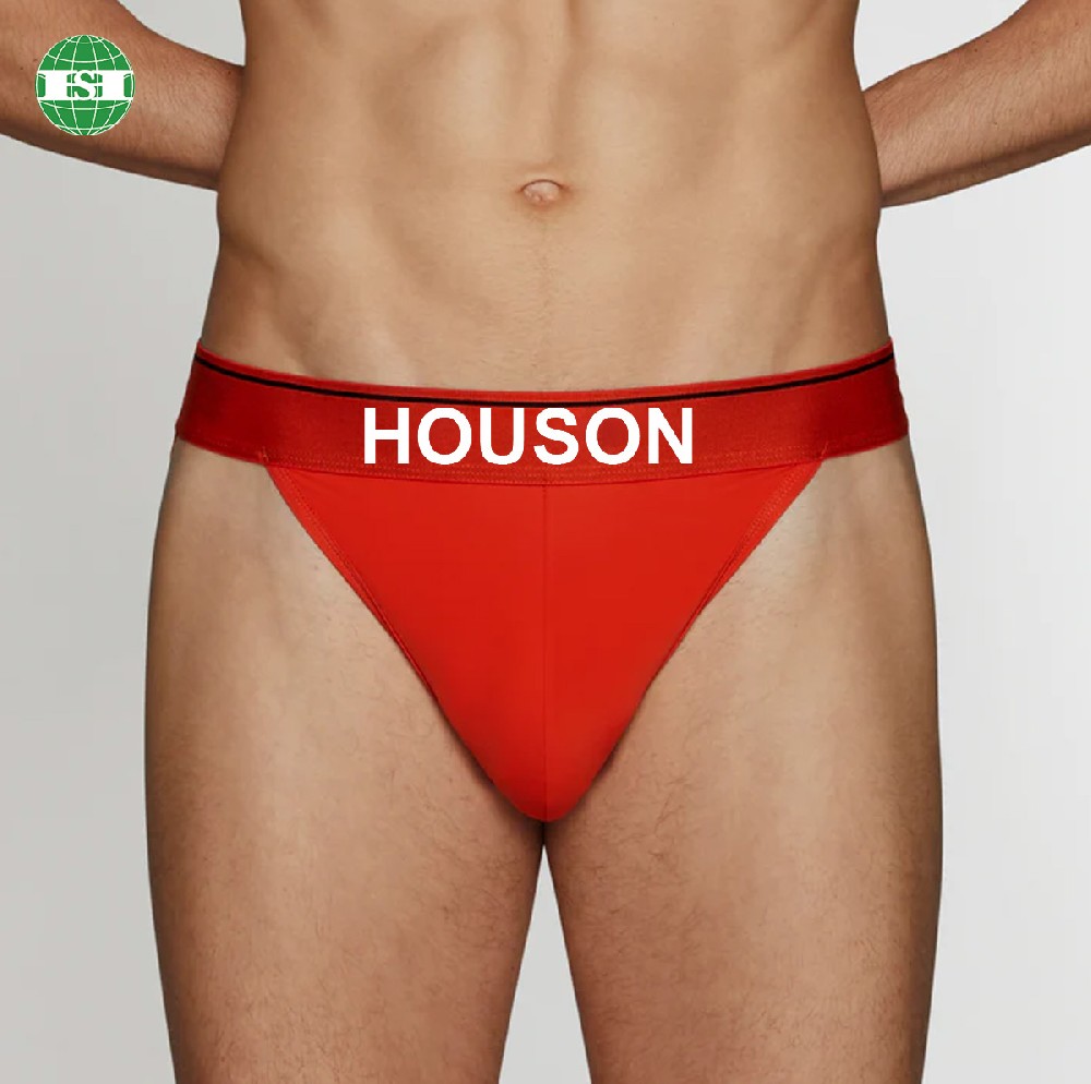 Customised logo men's modal thongs