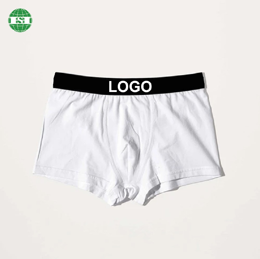 Customized logo men's bamboo underwear trunks