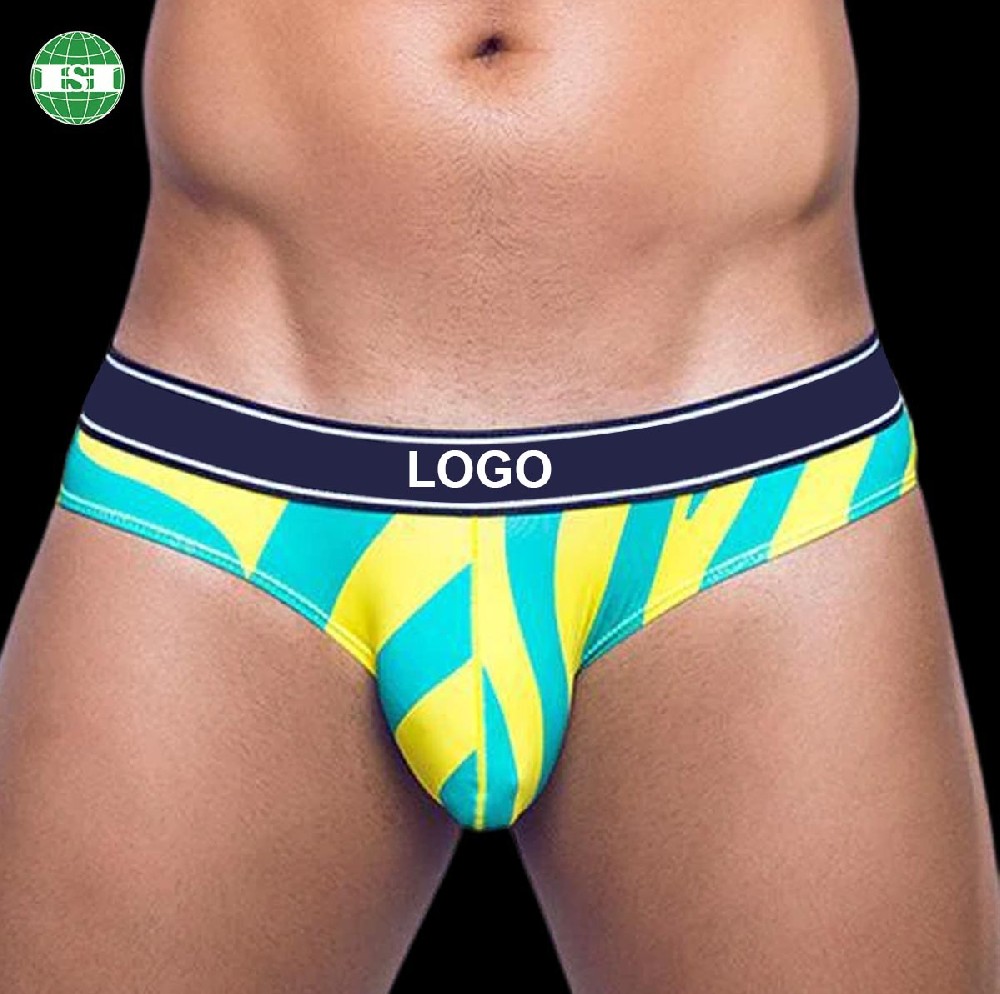 Graphic all over print men's sexy briefs underwear custom made with your own design